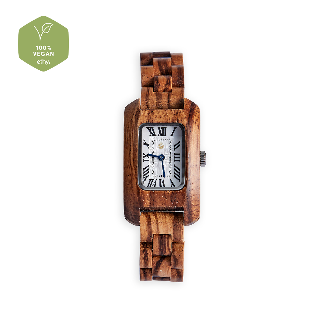 The Maple Watch - Eco-Friendly Handcrafted Zebrawood Timepiece - BEYRUN