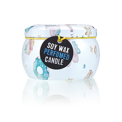 Unicorns Moonstone Art Tin Candle | Eco-Friendly Soy Wax, Long-Lasting Burn - BEYRUN