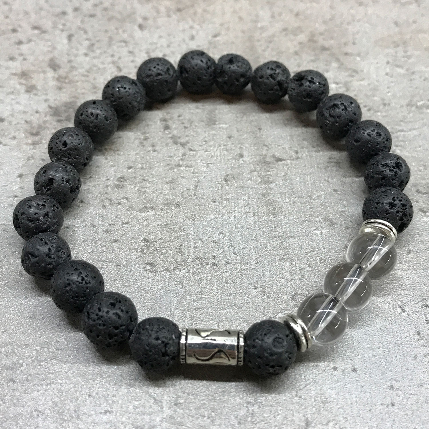 Lava Stone Bracelet - Tribal Rock Quartz | Buy Now at Ancient Wisdom for Trendy and Aromatherapeutic Benefits - BEYRUN