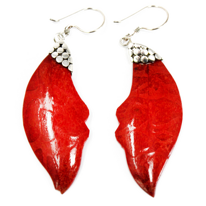 925 Silver Earrings - Leaf Drop | Shop the Latest Designs - BEYRUN