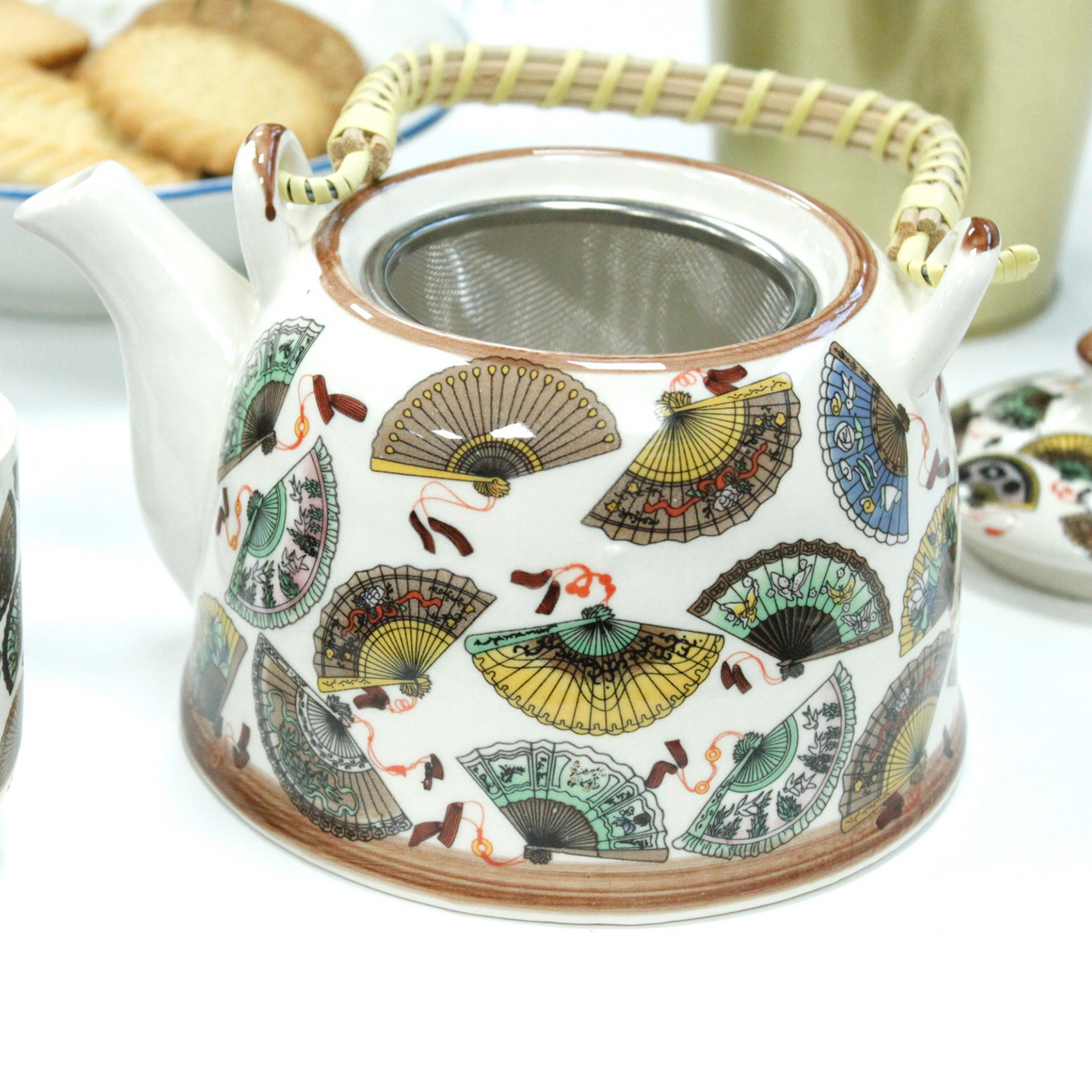 Elegant Herbal Teapot Set - Perfect for Tea Enthusiasts | China Fans Collection - BEYRUN