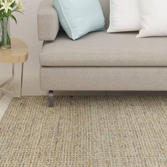 vidaXL Green Sisal Rug - Eco-Friendly 80x300 cm | Natural Sisal with Anti-Slip Backing - BEYRUN