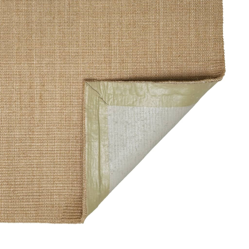 vidaXL Natural Sisal Rug - 80x300 cm | Durable, Eco-Friendly Carpet with Anti-Slip Backing - BEYRUN