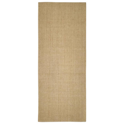 vidaXL Natural Sisal Rug 100x250 cm – Eco-Friendly, Durable Carpet with Non-Slip Backing for Home - BEYRUN