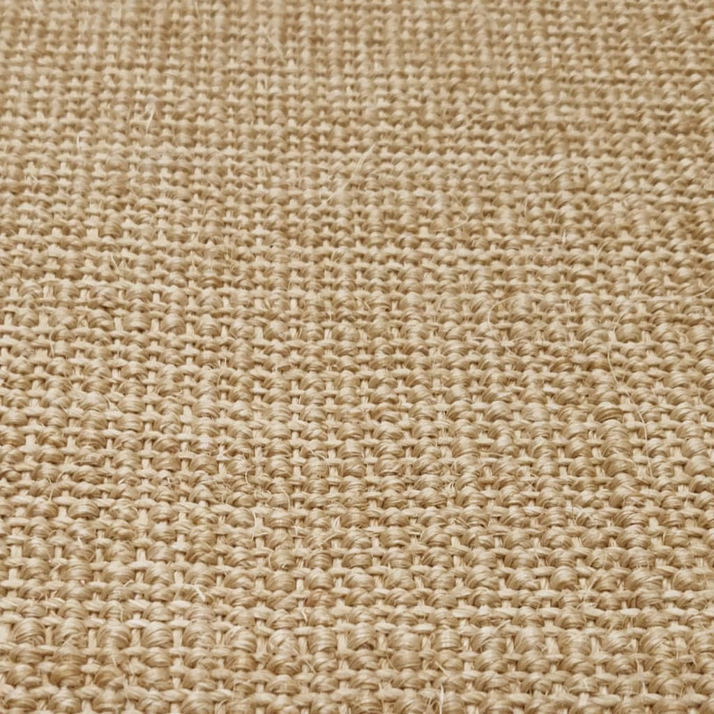 vidaXL Natural Sisal Rug 100x250 cm – Eco-Friendly, Durable Carpet with Non-Slip Backing for Home - BEYRUN