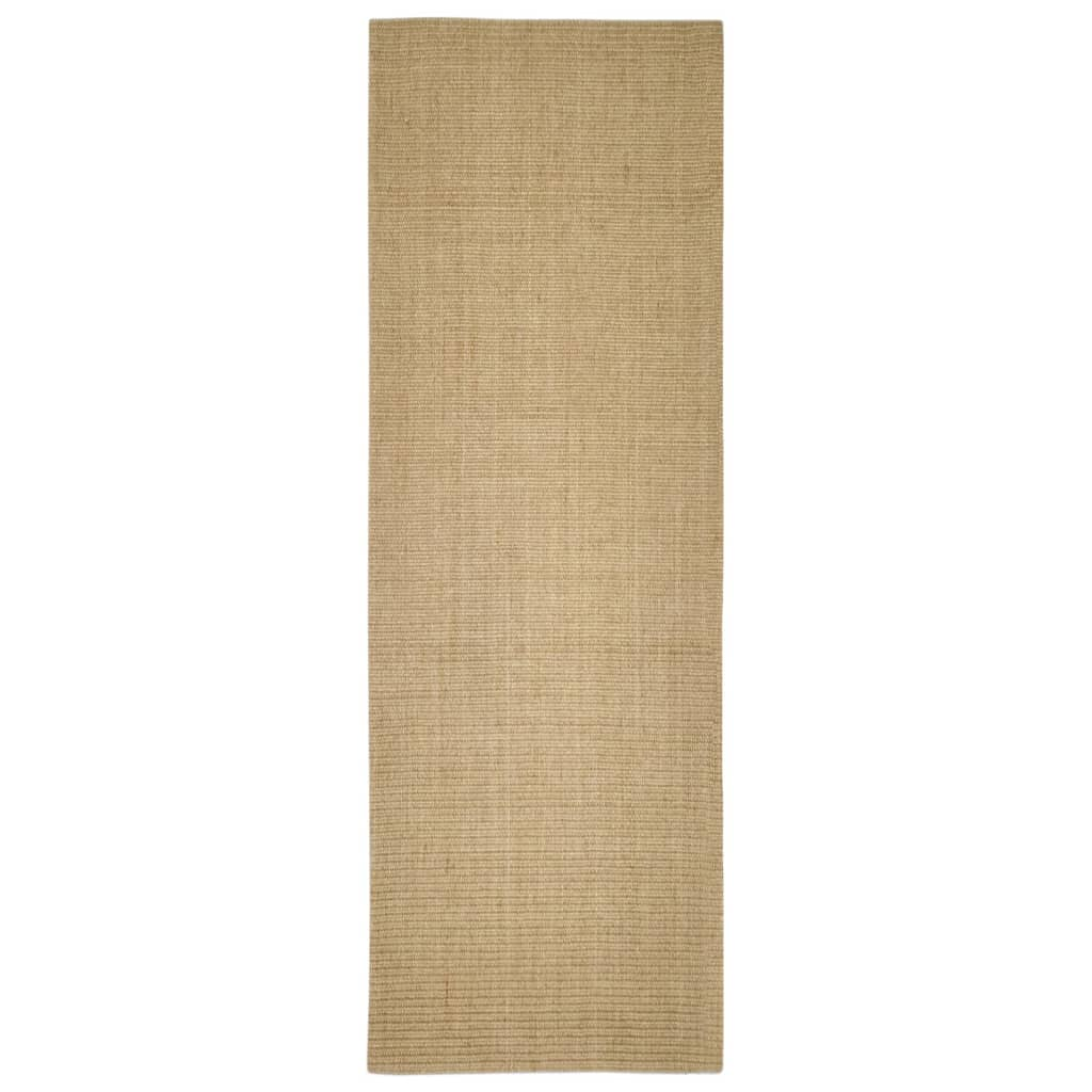 vidaXL Natural Sisal Rug - Durable, Eco-Friendly, 100x300 cm - BEYRUN