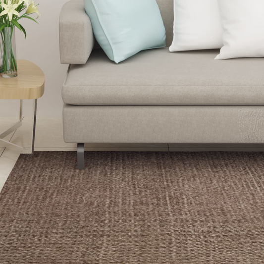 vidaXL Natural Sisal Rug 80x250 cm Brown - Premium Material, Anti-Slip Backing, Easy Maintenance - BEYRUN