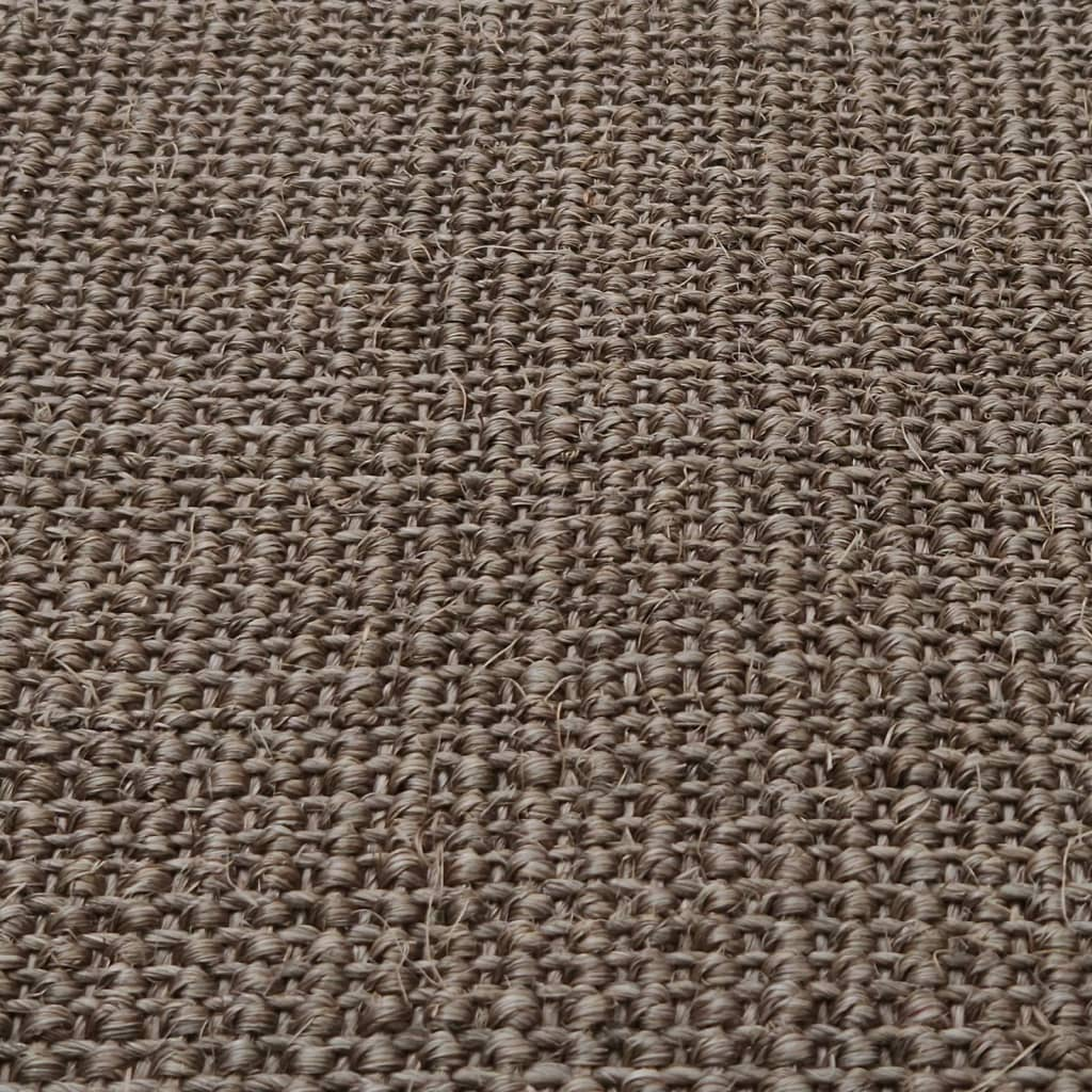 vidaXL Natural Sisal Rug 80x250 cm Brown - Premium Material, Anti-Slip Backing, Easy Maintenance - BEYRUN