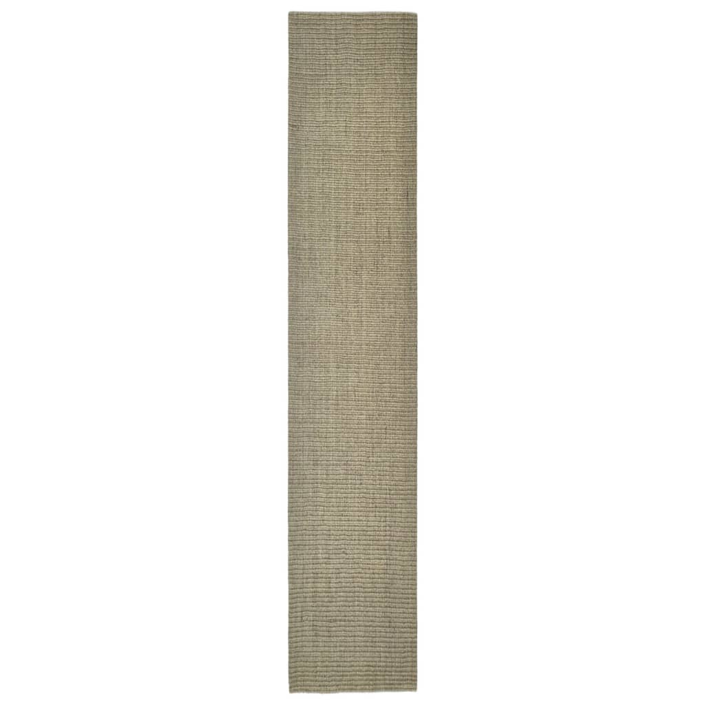 vidaXL Green Natural Sisal Rug - 66x350 cm | Durable, Eco-Friendly & Anti-Slip Indoor Carpet - BEYRUN