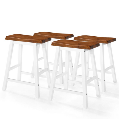 vidaXL 5-Piece Solid Wood Bar Table and Stool Set - Elegant & Durable for Home, Bar & Restaurant - BEYRUN