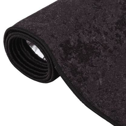 vidaXL Washable Rug 160x230 cm Anthracite Anti-Slip Velvet Carpet - Luxury and Durability - BEYRUN