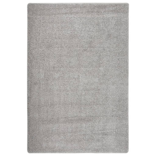 vidaXL Shaggy Rug Light Grey 140x200 cm - Ultra Soft, Plush & Anti-Slip Carpet - BEYRUN