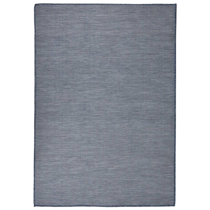 vidaXL Outdoor Flatweave Rug - 160x230 cm Blue | Weather & UV Resistant | Enhance Your Outdoor Space - BEYRUN