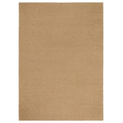 vidaXL Handmade Loop Pile Rug - Eco-Friendly Jute & Cotton Carpet, 120x180 cm, Natural - BEYRUN