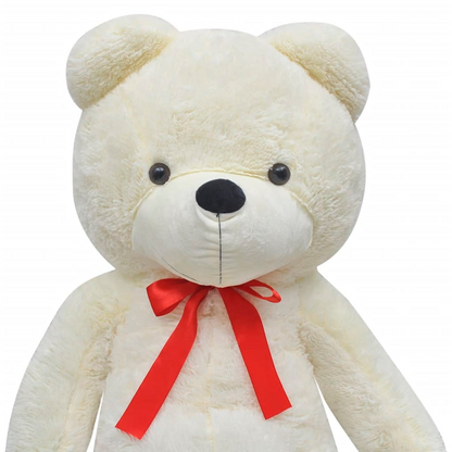 vidaXL XXL Soft Plush Teddy Bear Toy White 135 cm - BEYRUN