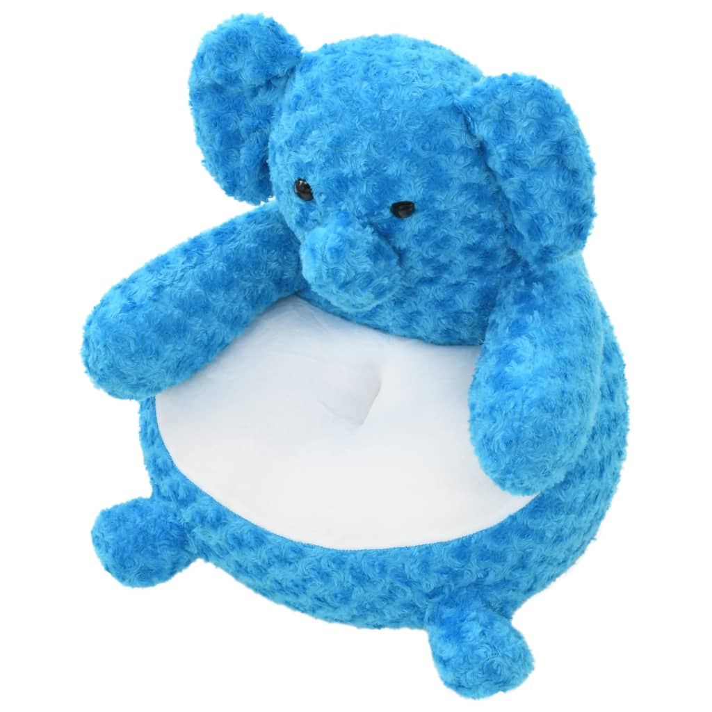 vidaXL Blue Elephant Cuddly Toy - Soft, Plush & Perfect for Kids - BEYRUN