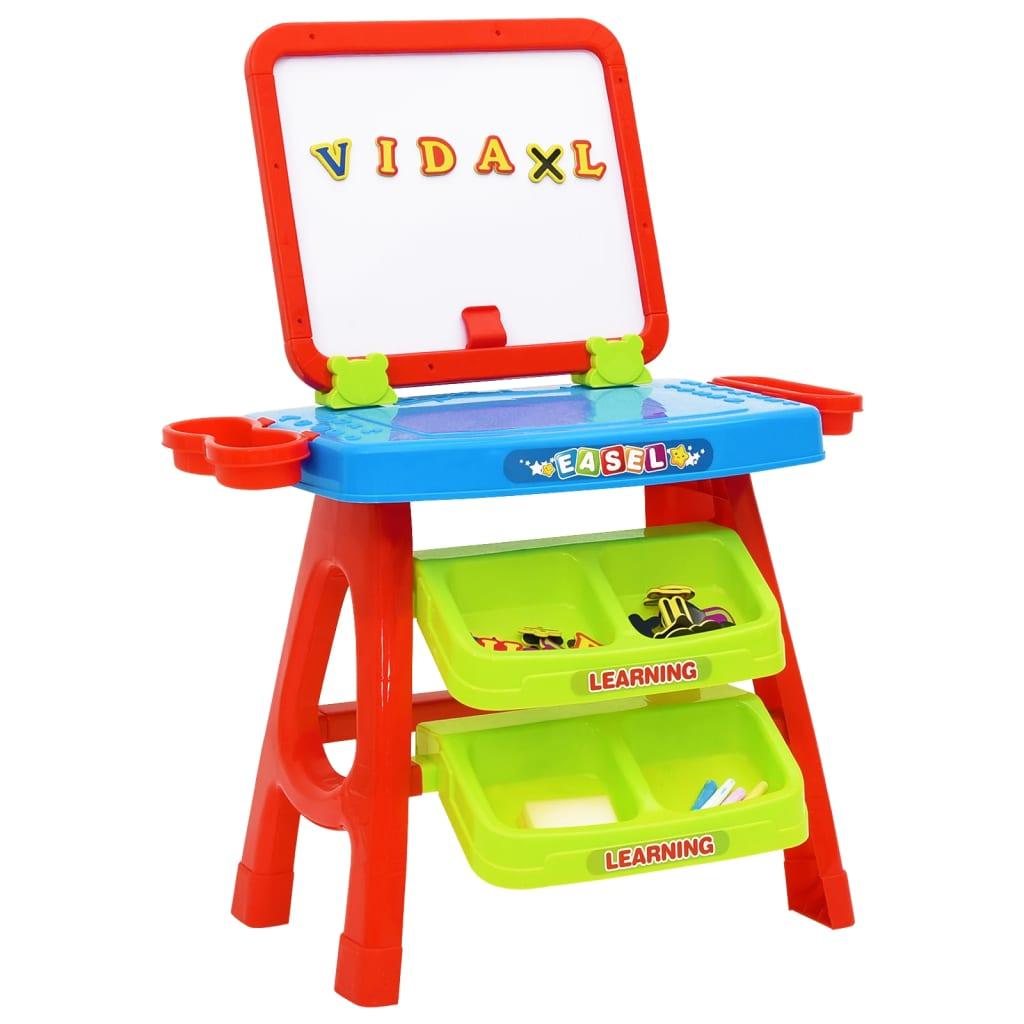 vidaXL 3-1 Children Easel and Learning Desk Play Set - Cultivate Creativity and Fun - BEYRUN