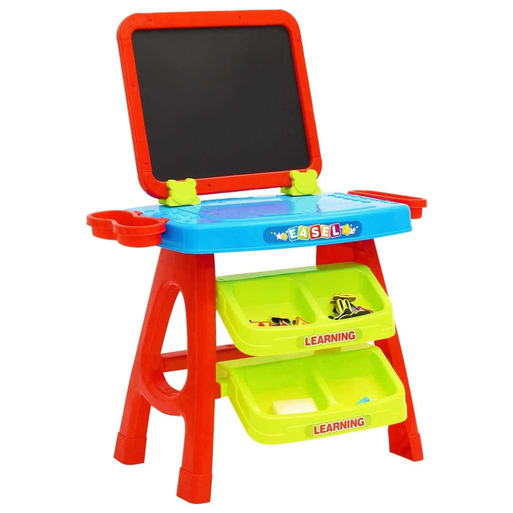 vidaXL 3-1 Children Easel and Learning Desk Play Set - Cultivate Creativity and Fun - BEYRUN