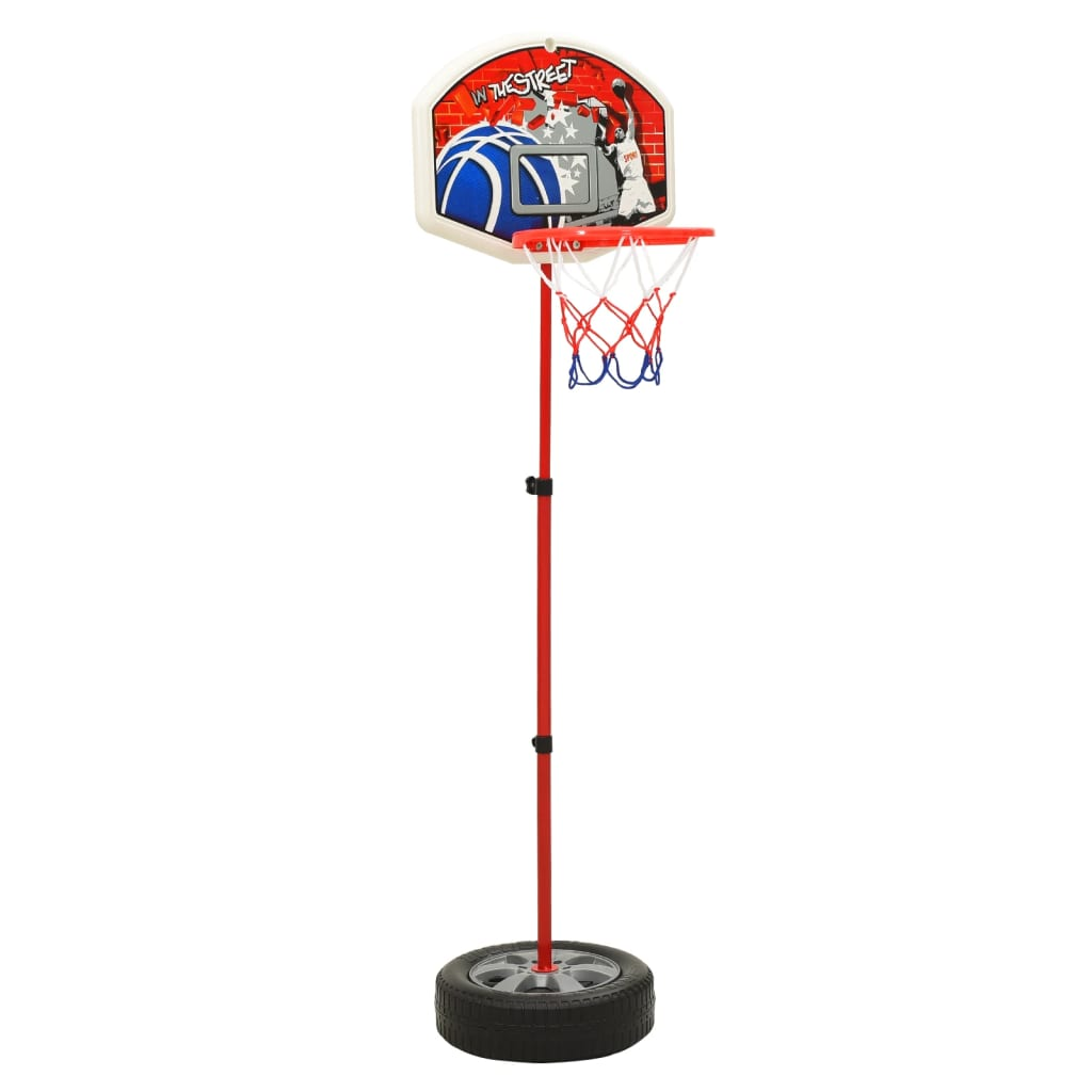 vidaXL Children Basketball Play Set Adjustable 120 cm - BEYRUN