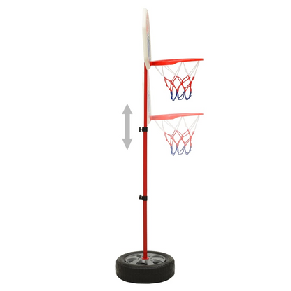 vidaXL Children Basketball Play Set Adjustable 120 cm - BEYRUN