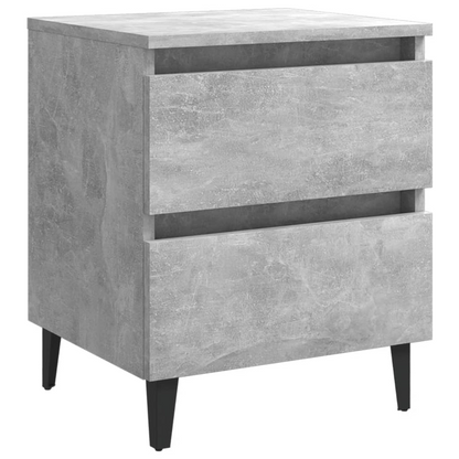 vidaXL Bed Cabinet Concrete Grey - Engineered Wood, 40x35x50 cm - Stylish & Sturdy Nightstand - BEYRUN