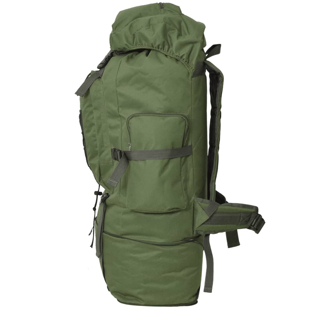 vidaXL Army-Style Backpack XXL 100 L Green - BEYRUN