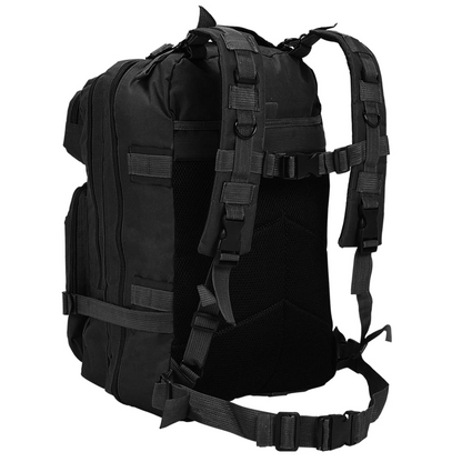 vidaXL Army-Style Backpack 50 L Black - BEYRUN