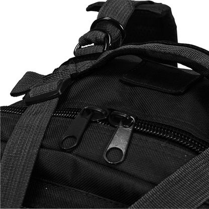 vidaXL Army-Style Backpack 50 L Black - BEYRUN