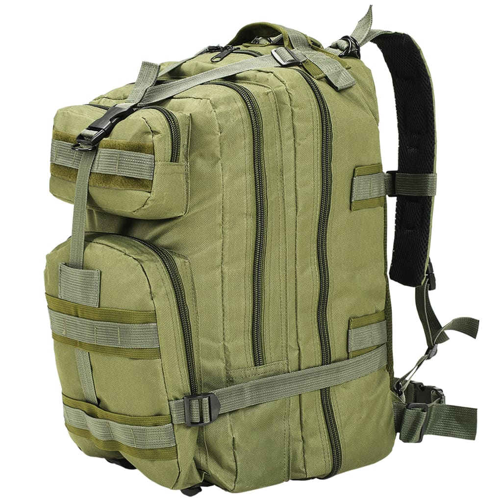 vidaXL Army-Style Backpack 50 L Olive Green - BEYRUN