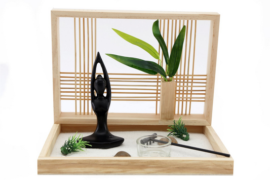 Yoga Woman Zen Garden - Create Serenity and Balance in Your Home - BEYRUN