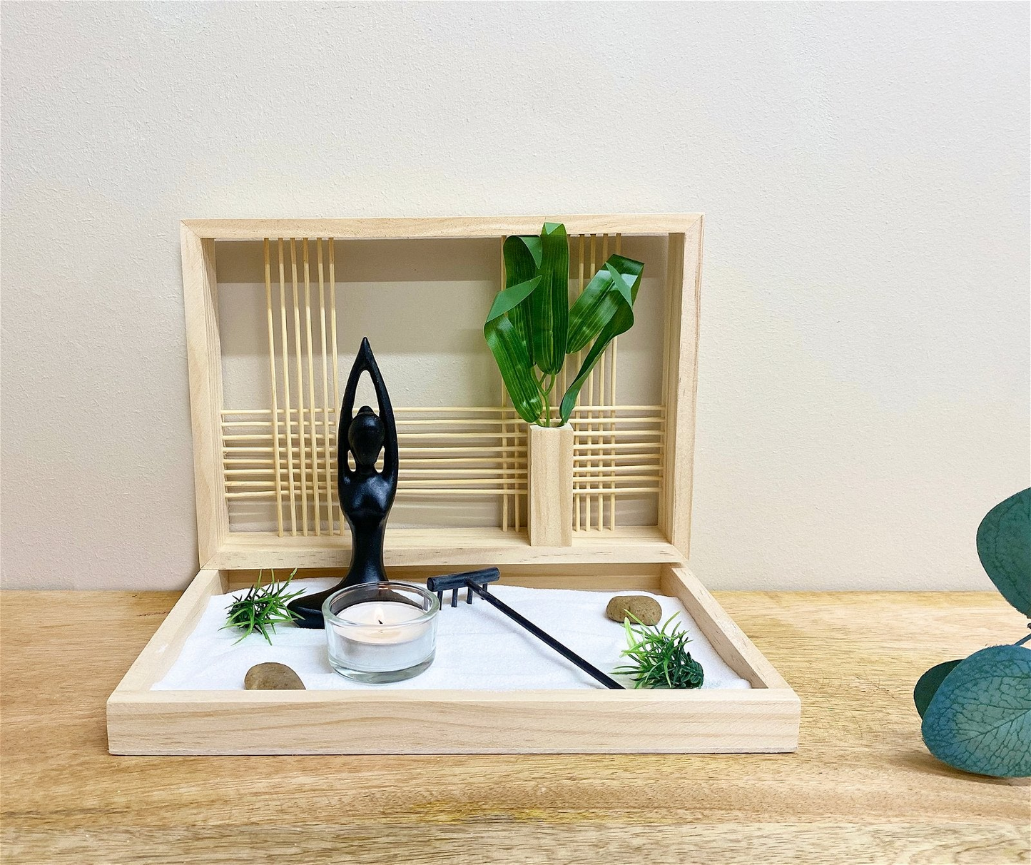 Yoga Woman Zen Garden - Create Serenity and Balance in Your Home - BEYRUN