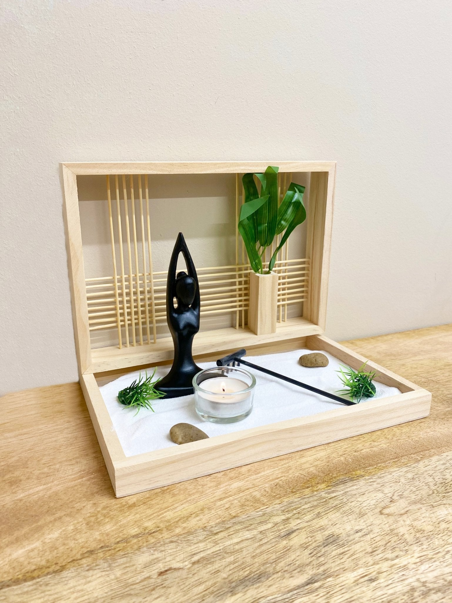 Yoga Woman Zen Garden - Create Serenity and Balance in Your Home - BEYRUN