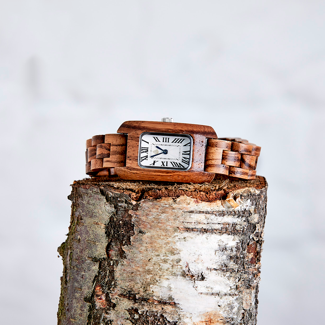 The Maple Watch - Eco-Friendly Handcrafted Zebrawood Timepiece - BEYRUN