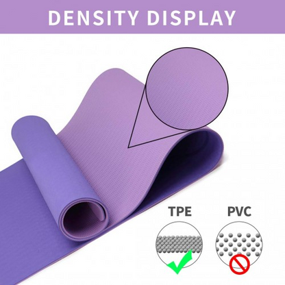 Yoga-1 Kono TPE Non-slip Classic Yoga Mat - Purple And Pink | Eco-friendly & Durable - BEYRUN