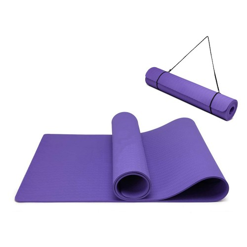 Yoga-1 Kono TPE Non-slip Classic Yoga Mat - Ultimate Comfort & Grip in Purple - BEYRUN