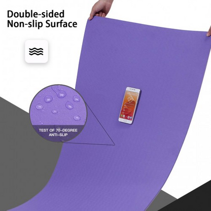 Yoga-1 Kono TPE Non-slip Classic Yoga Mat - Ultimate Comfort & Grip in Purple - BEYRUN