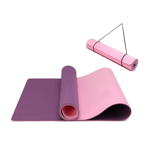 Yoga-1 Kono TPE Non-slip Classic Yoga Mat - Purple And Pink | Eco-friendly & Durable - BEYRUN