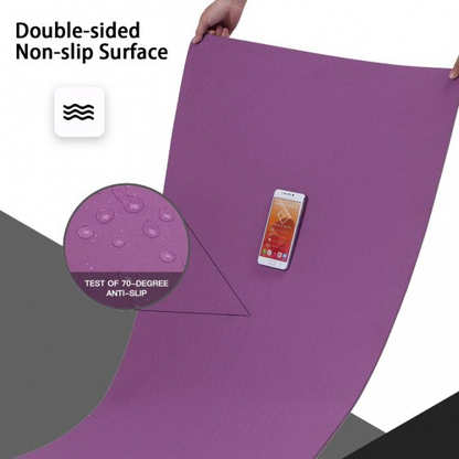 Yoga-1 Kono TPE Non-slip Classic Yoga Mat - Purple And Pink | Eco-friendly & Durable - BEYRUN