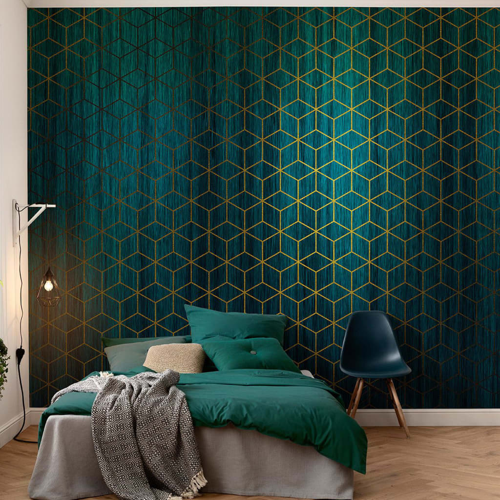 Komar Mystique Vert Photo Mural - Elegant Nonwoven Wallpaper | 400x280 cm - BEYRUN