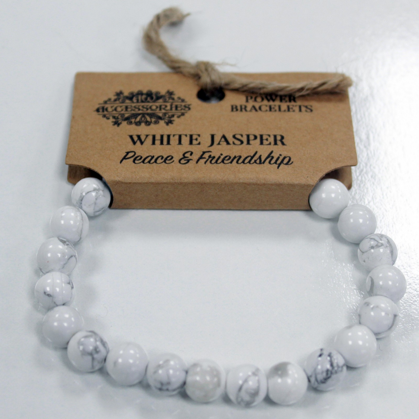 Power Bracelet - White Jasper | Balance Emotions & Enhance Relaxation - BEYRUN