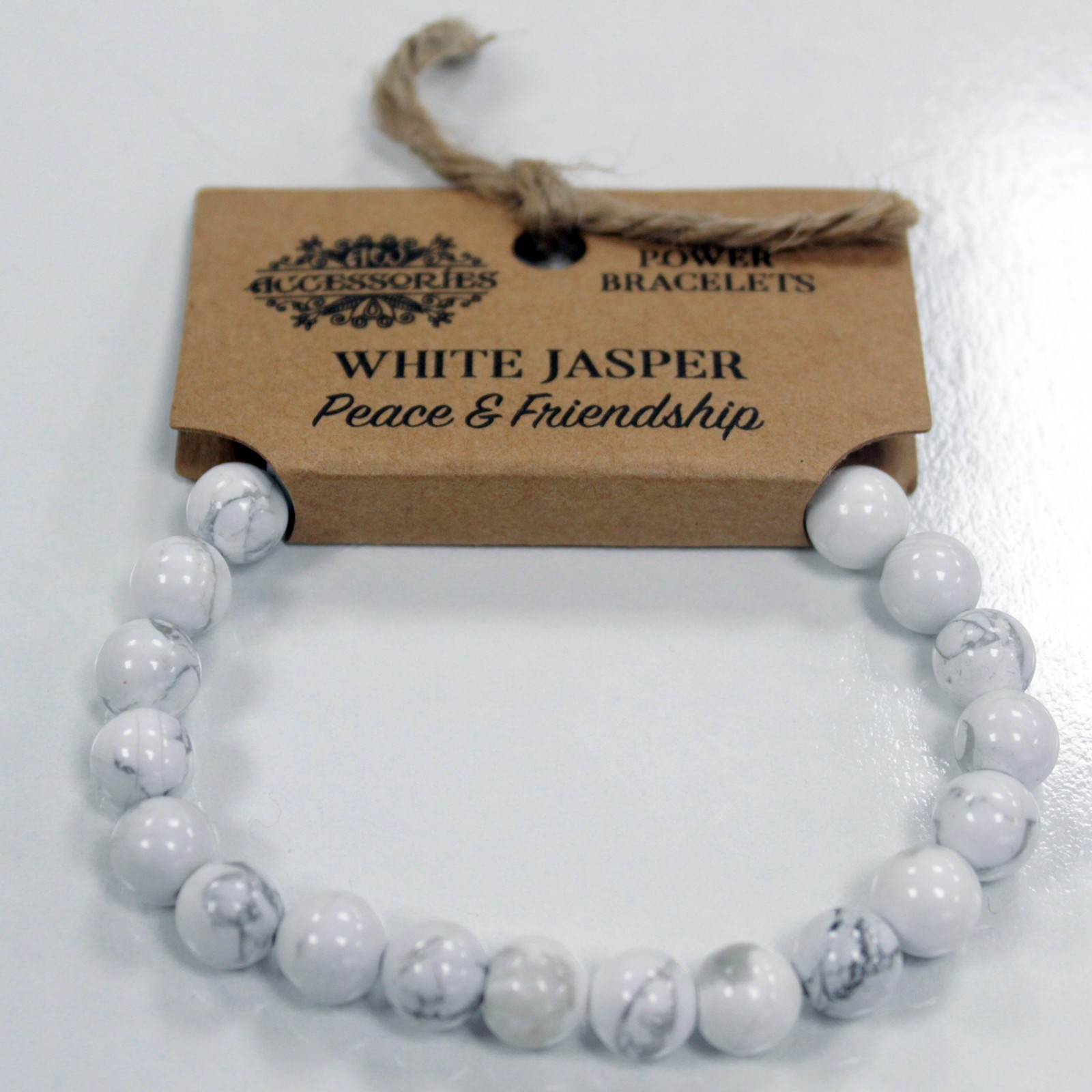 Power Bracelet - White Jasper | Balance Emotions & Enhance Relaxation - BEYRUN