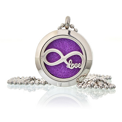 Infinity Love Aromatherapy Diffuser Necklace - 25mm | Essential Oil Necklace - BEYRUN