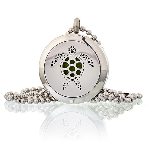 Aromatherapy Diffuser Necklace - Turtle 25mm - BEYRUN