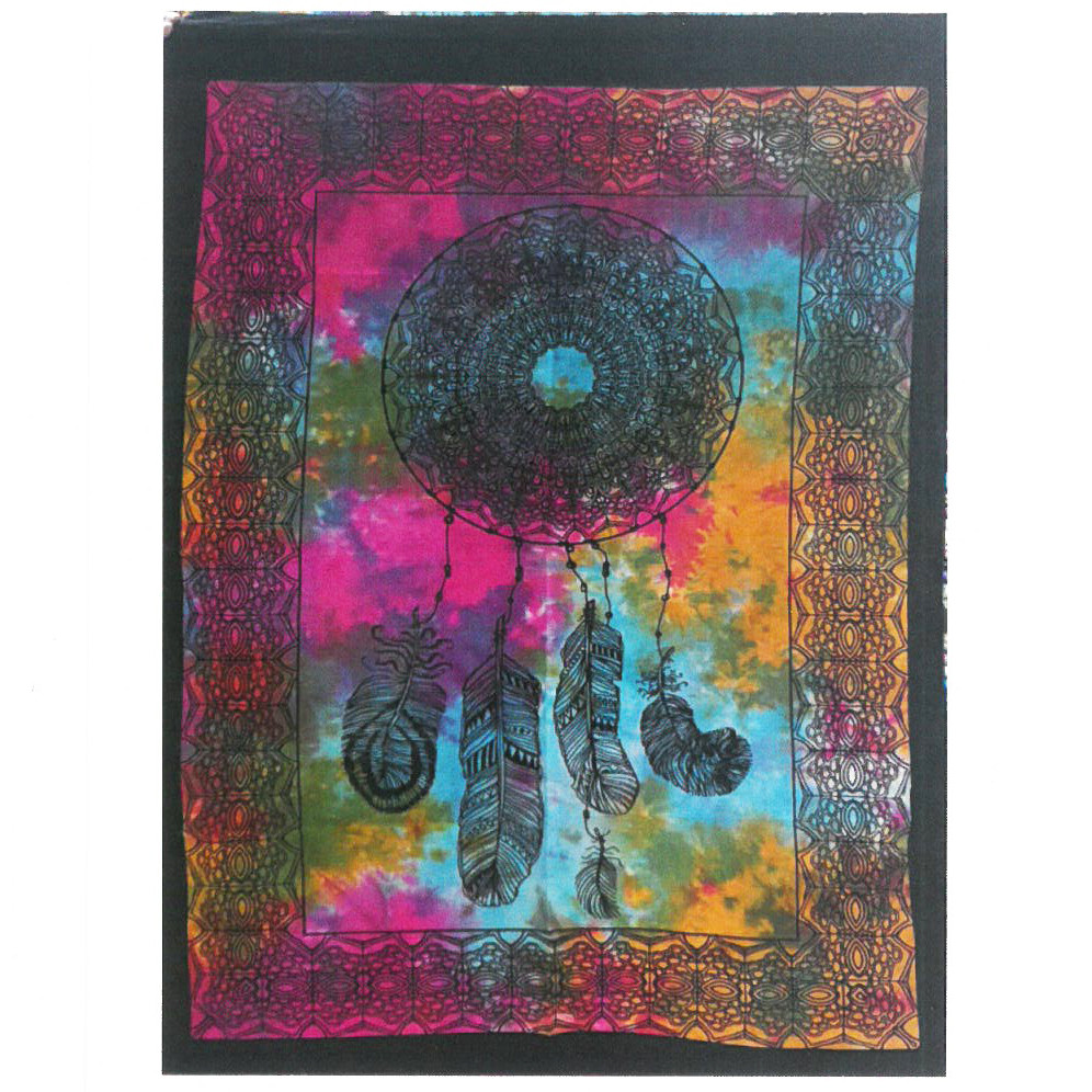 Cotton Wall Art Dream Catcher - Vibrant & Exotic Handcrafted Decoration - BEYRUN