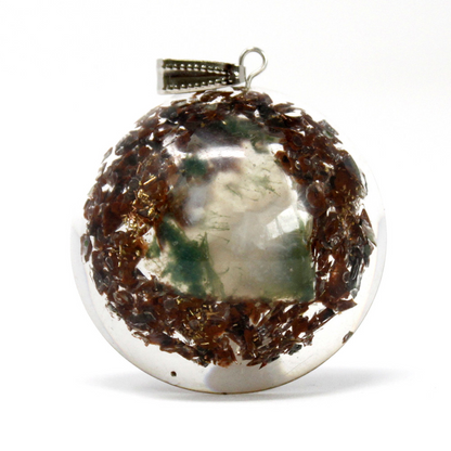 Orgonite Power Pendant - Spiritual Protection & Healing Dome Pendant - BEYRUN