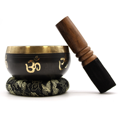 Yoga Om Singing Bowl Set - Create a Peaceful and Harmonious Atmosphere - BEYRUN