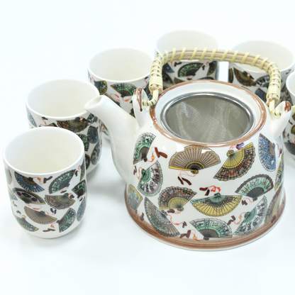 Elegant Herbal Teapot Set - Perfect for Tea Enthusiasts | China Fans Collection - BEYRUN