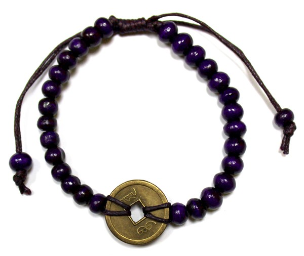 Good Luck Feng-Shui Bracelets - Purple for Positive Energy and Prosperity - BEYRUN