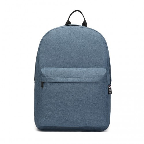 E1930 - Kono Durable Polyester Everyday Backpack With Sleek Design - Navy - BEYRUN