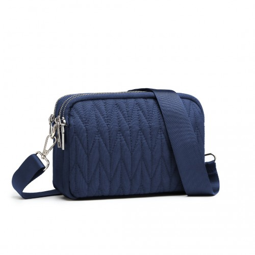 Kono Multi Pocket Waterproof Small Crossbody Bag - Navy | Durable & Stylish for Everyday Adventures - BEYRUN